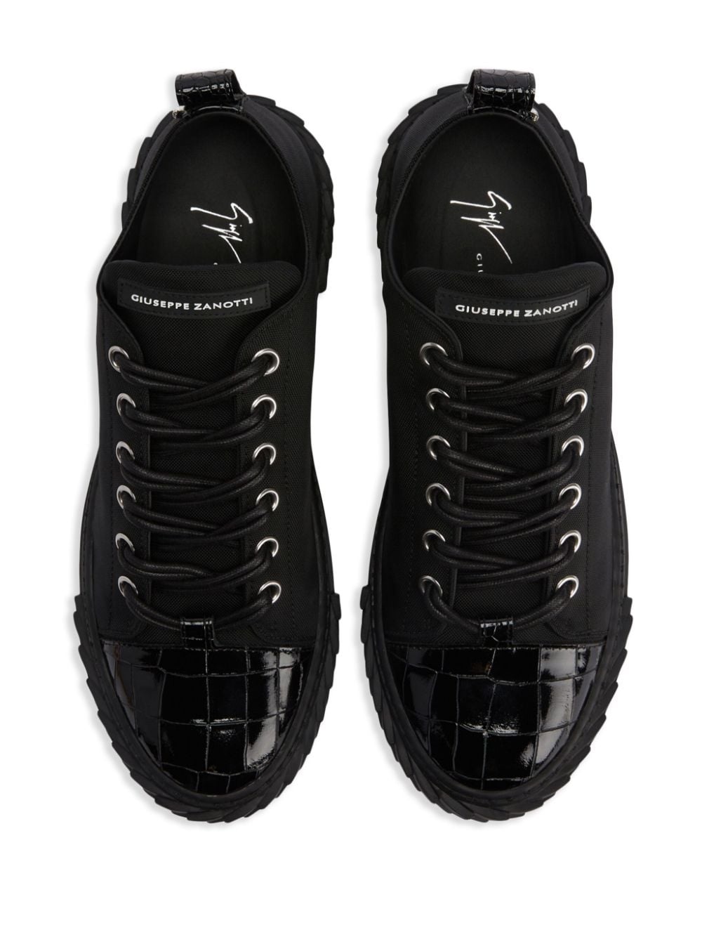 Blabber leather sneakers - 4