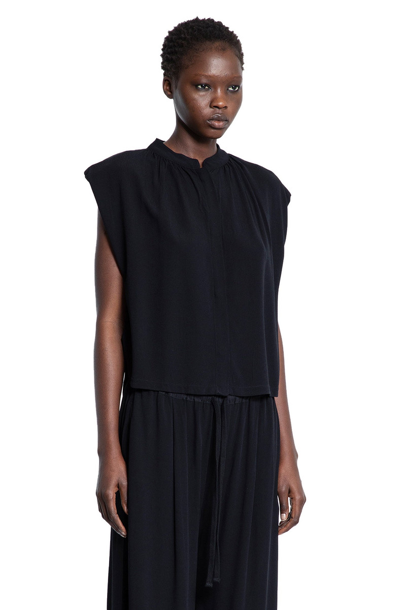 thom/krom Sleeveless-Viscose-Jersey-Blouse outlook