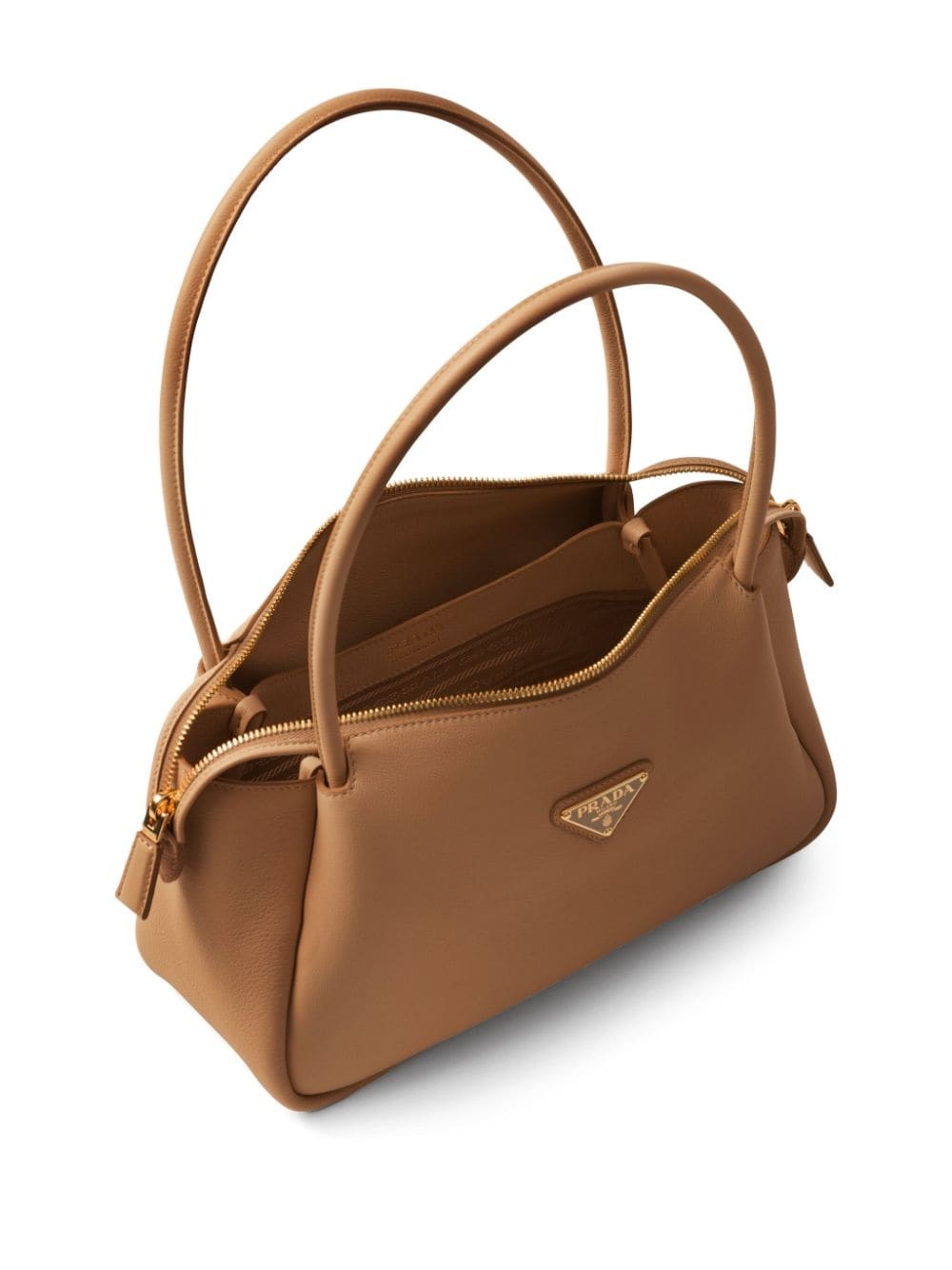 medium leather tote bag - 6