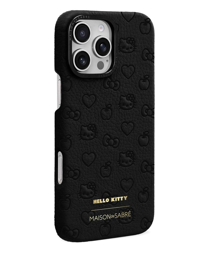 x Hellow Kitty leather iPhone 16 Pro case 3