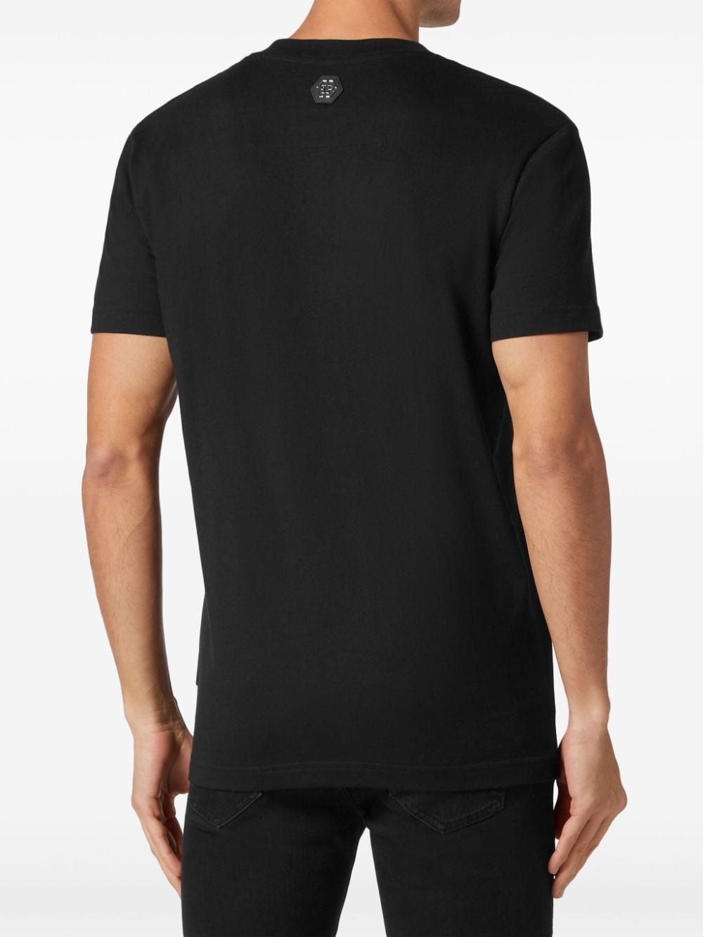 skull-print cotton T-shirt - 4