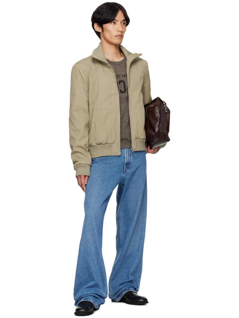 MM6 Maison Margiela Blue Wide-Leg Jeans outlook