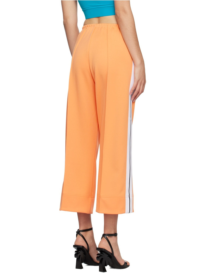 Orange Cropped Track Pants 3