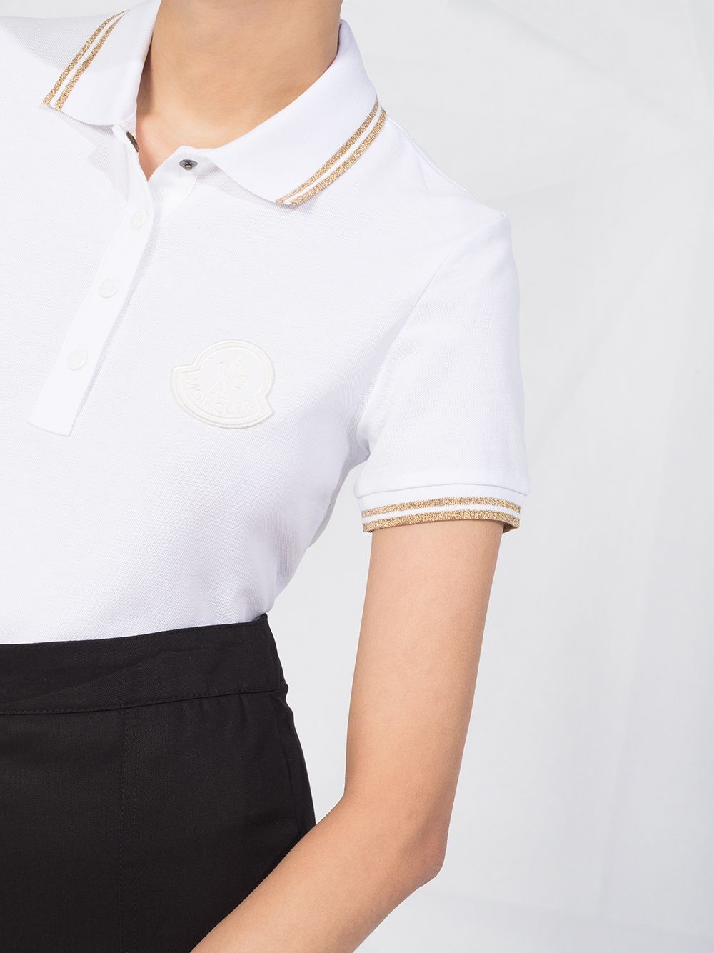 logo-patch polo top - 5