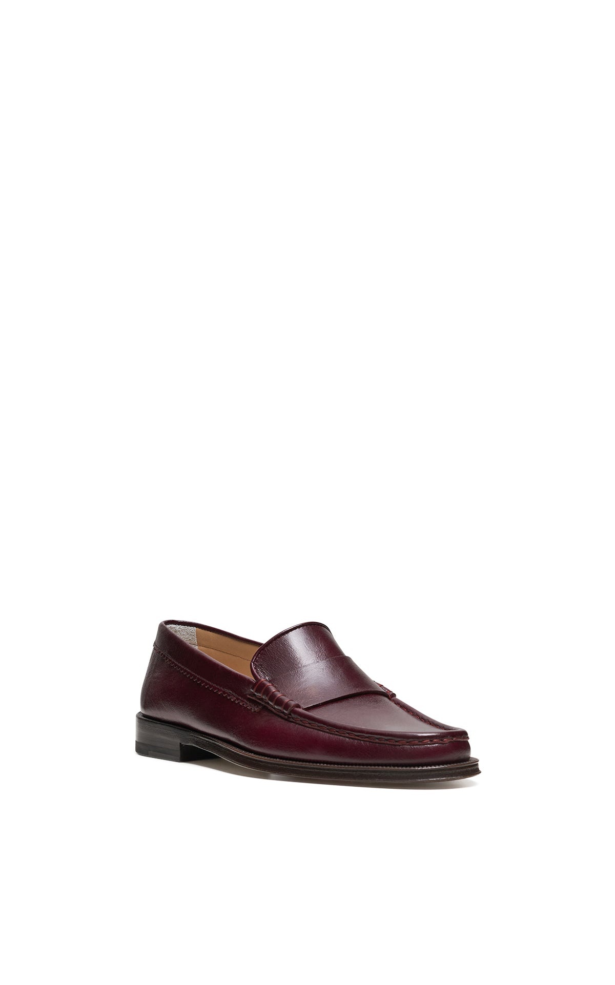 Seren Loafer in Bordeaux Leather - 2