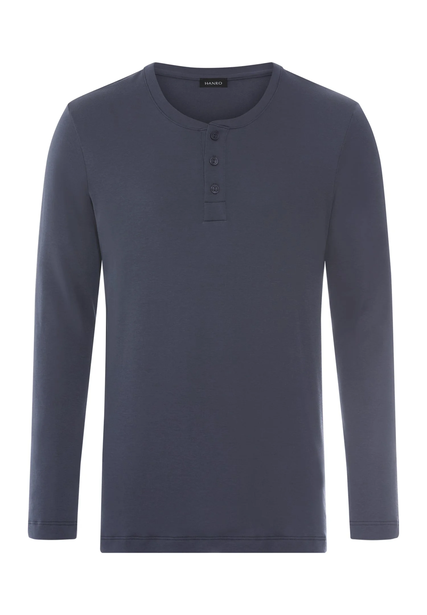 Cozy Comfort Cotton Henley Shirt - 1