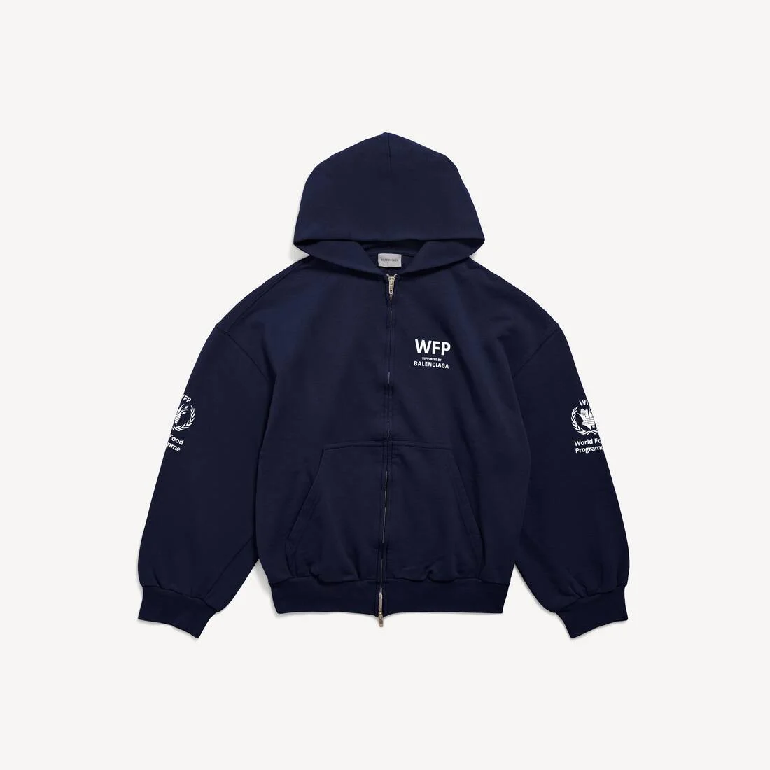 Men's Wfp Regular Zip-up Hoodie in Navy - 1