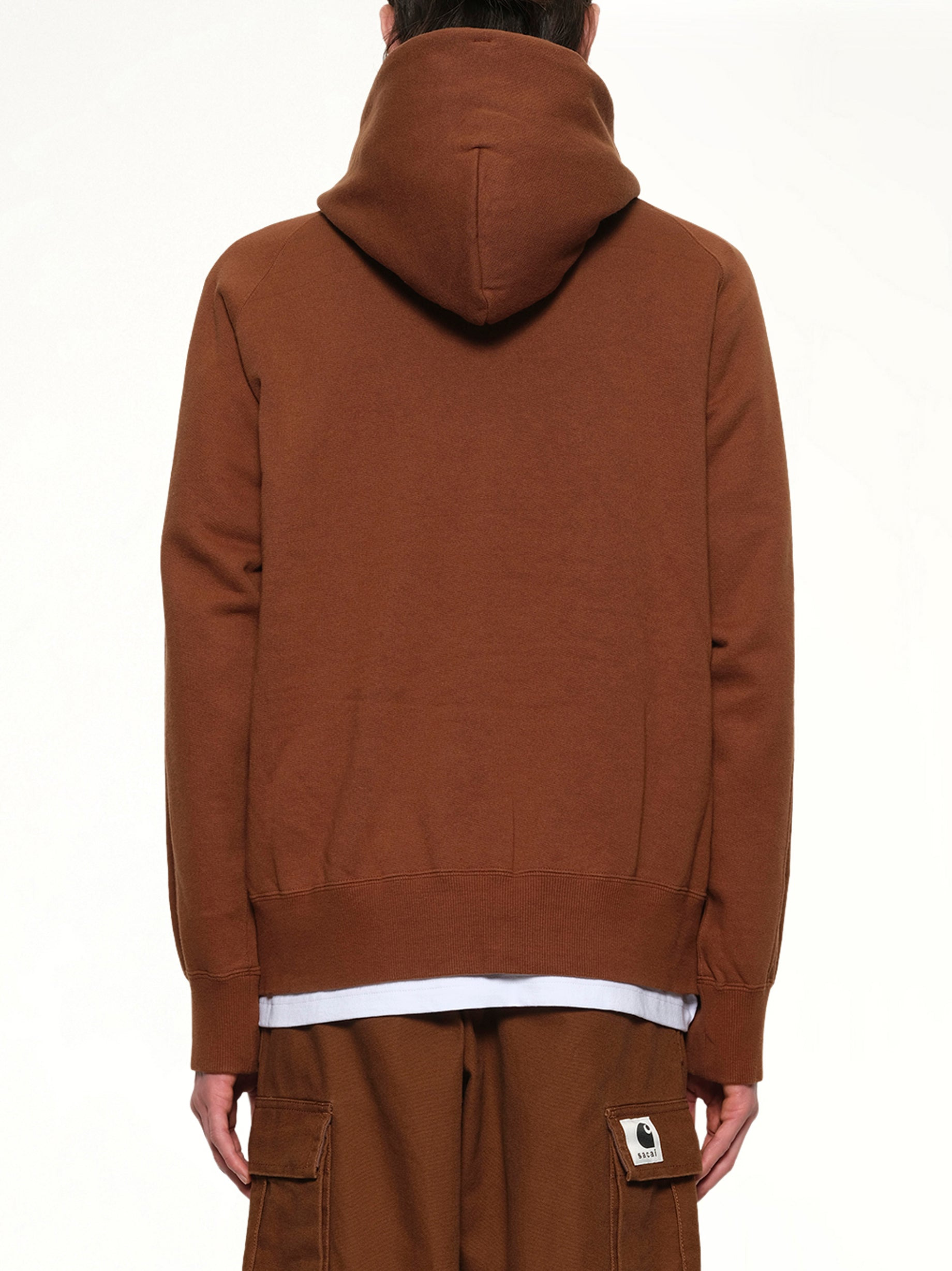 Carhartt WIP Cotton Jersey Hoodie in Dark Beige - 5