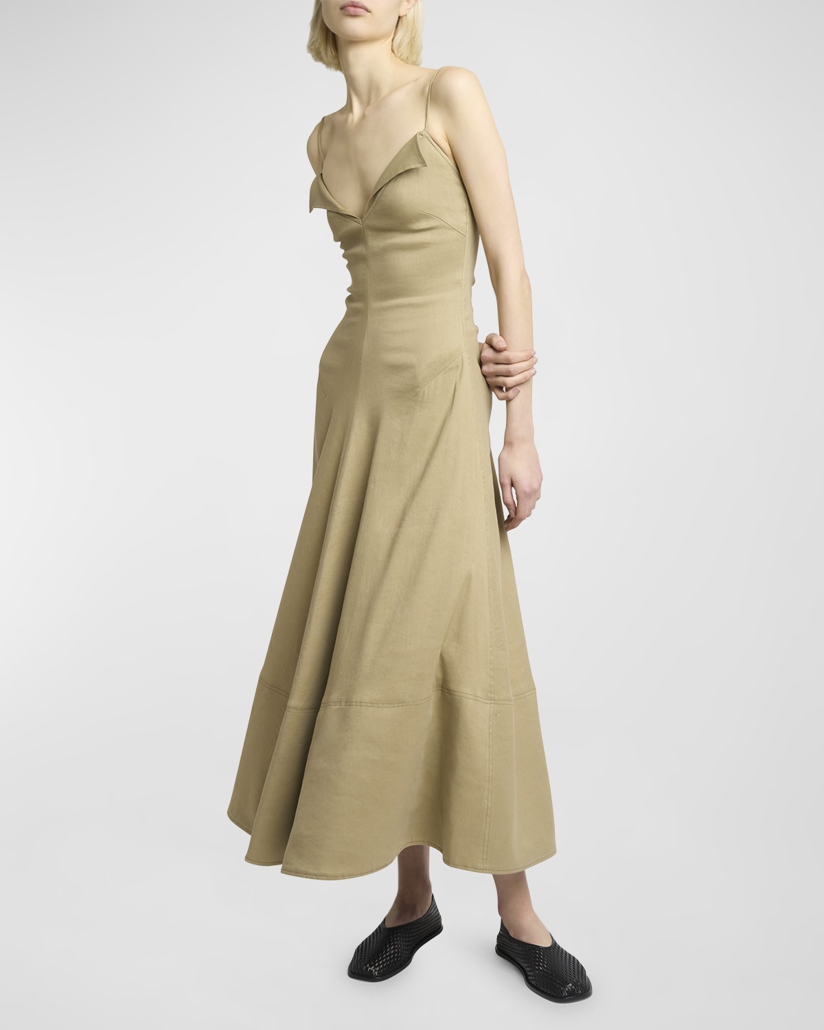 Ruby Eco Stretch Linen-Blend Dress - 7