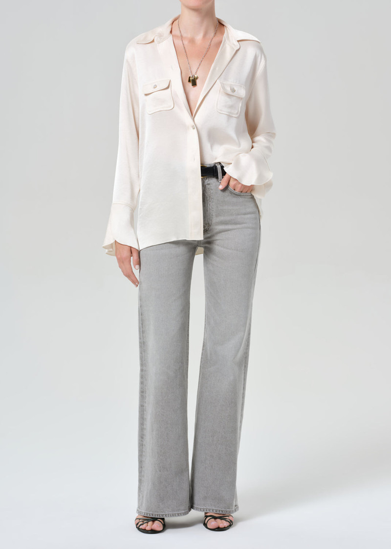 Kimberly 70's Flare In Quartz Grey 1