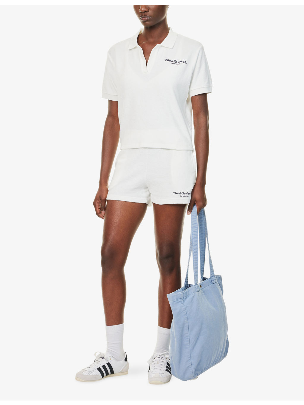 Eden Script Terry-Cotton Shorts - 2