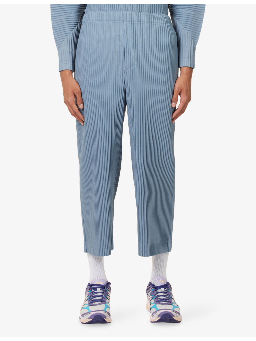 Monthly Colors: August Drawstring Knitted Trousers - 3