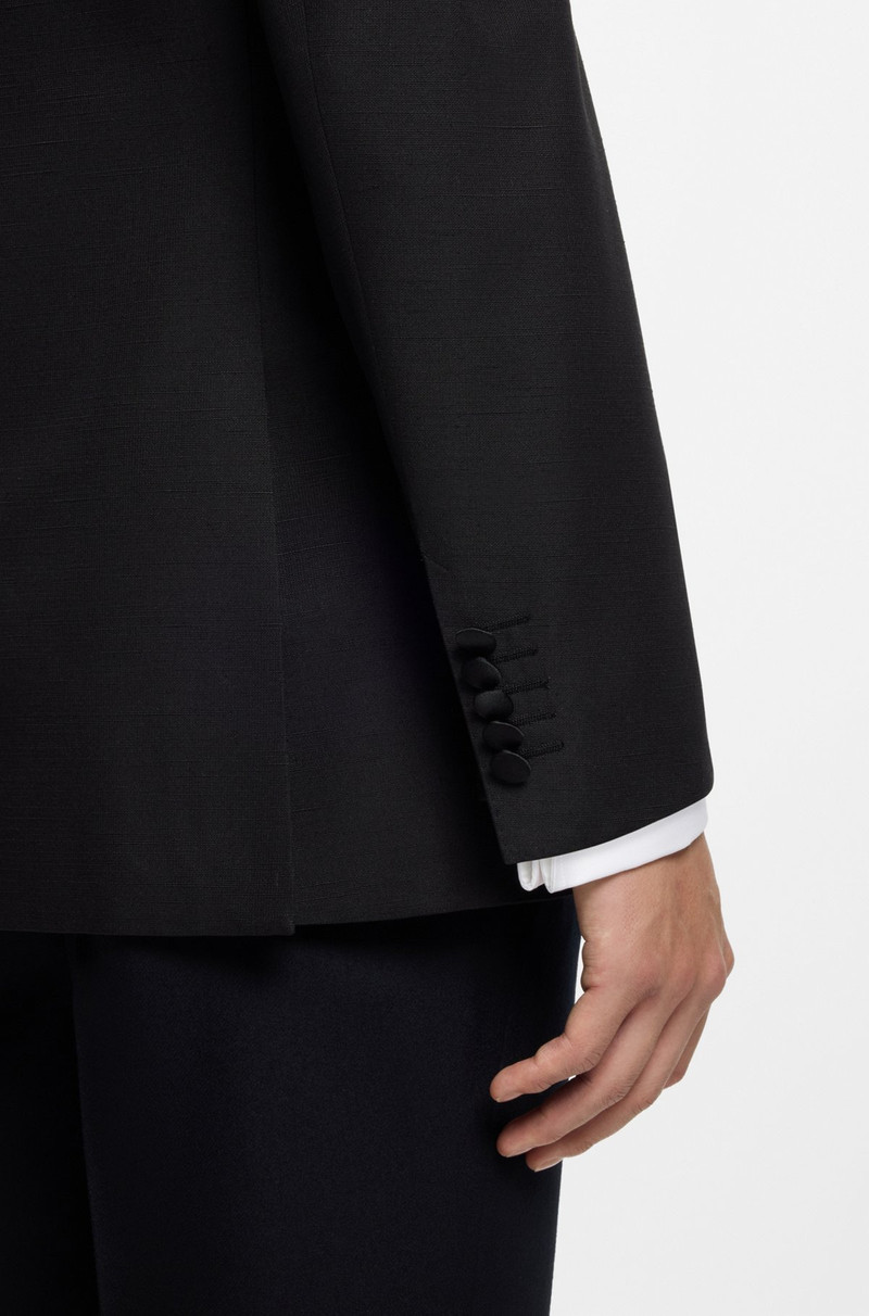 DOUBLE-BREASTED TUXEDO JACKET IN SILK 6