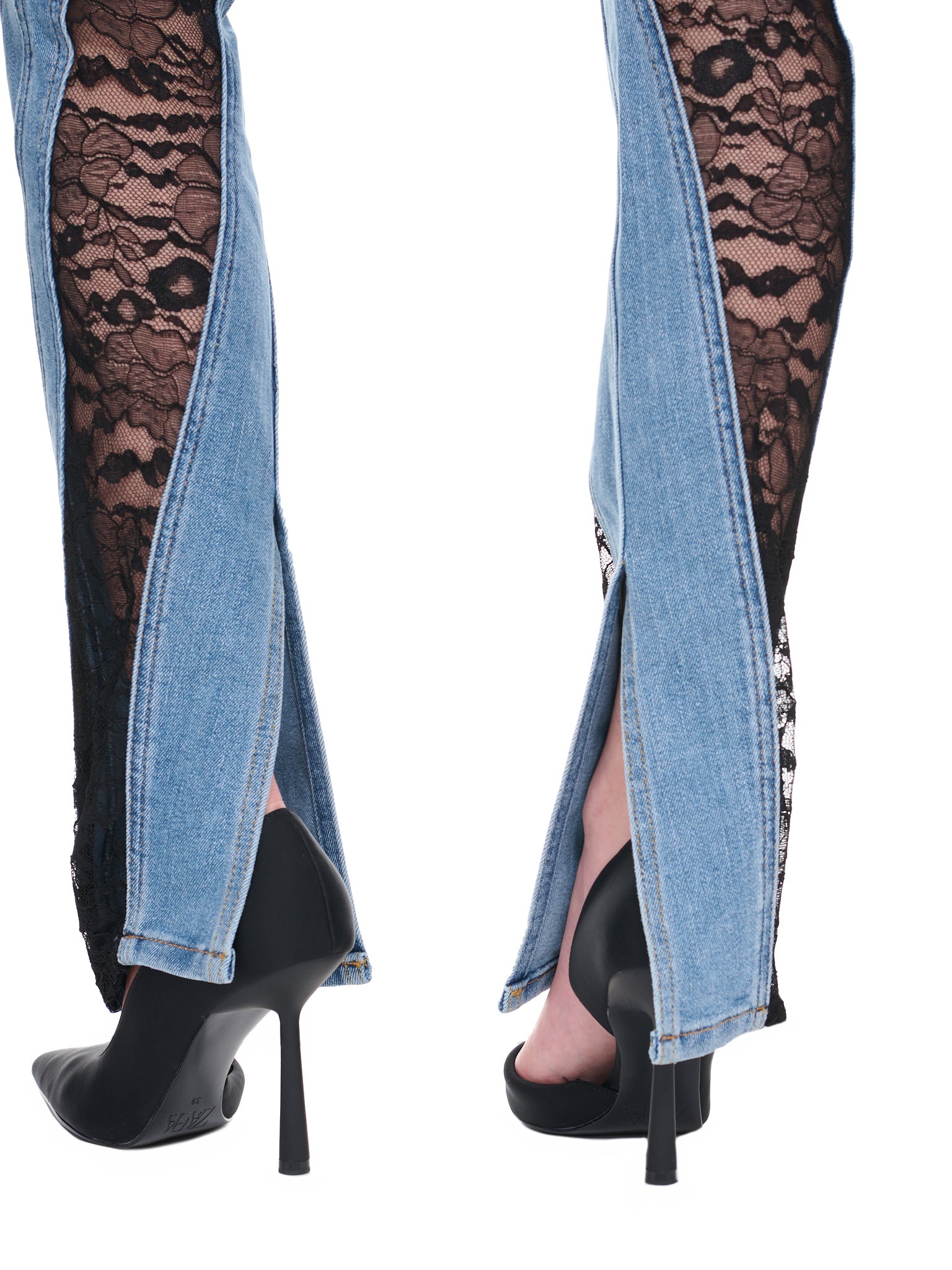 Lace Illusion Jeans - 5