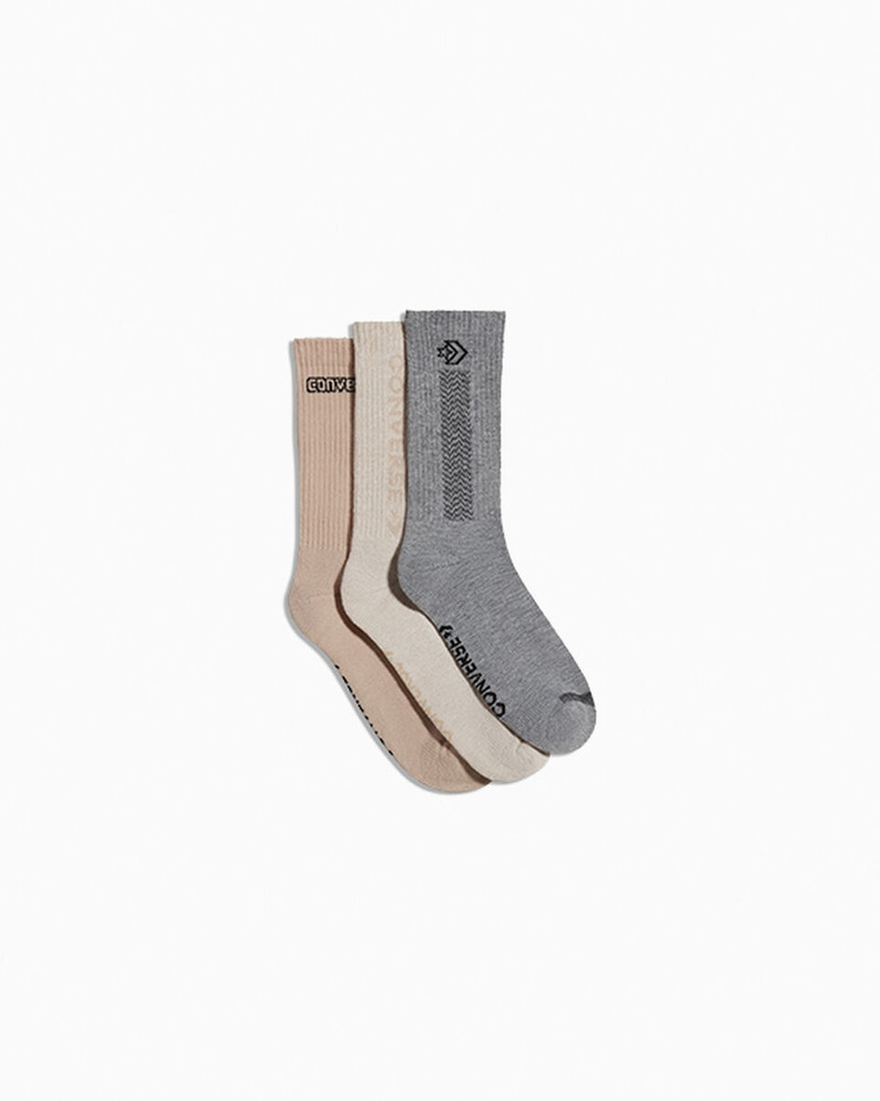 3-Pack Herringbone Crew Socks 1