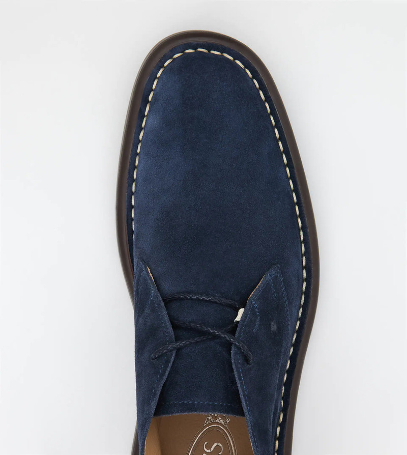 DESERT BOOTS IN SUEDE - BLUE 4