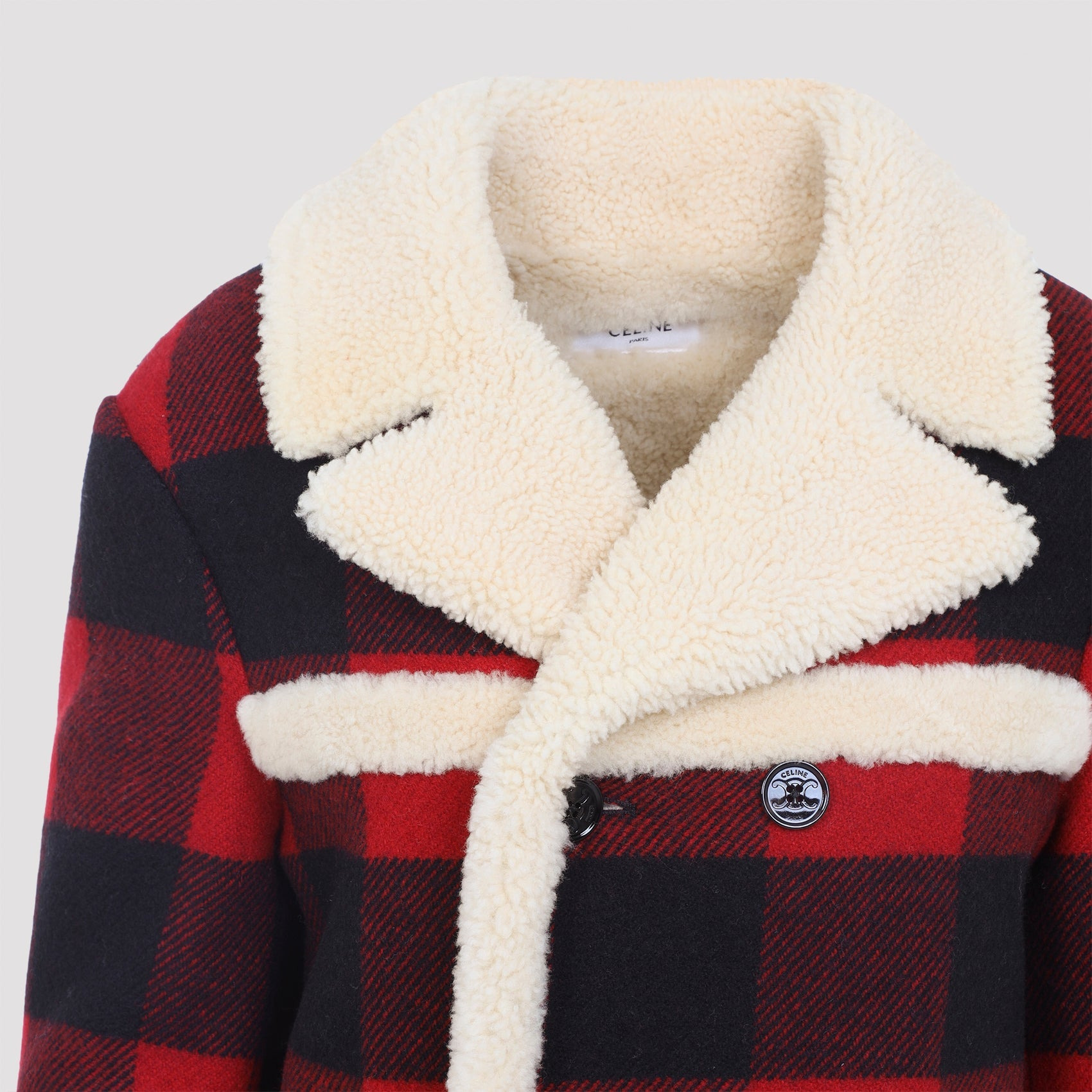 Celine Caban Shearling Jacket Women - 4