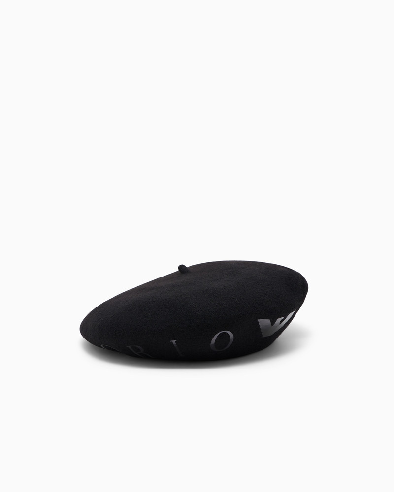 BERET HAT WITH METALLIC STUDS AROUND THE EDGE 1