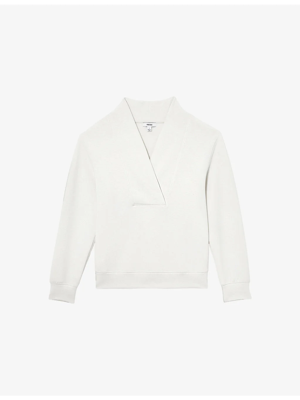 Annabel Shawl-Neck Long-Sleeve Jersey Top - 1