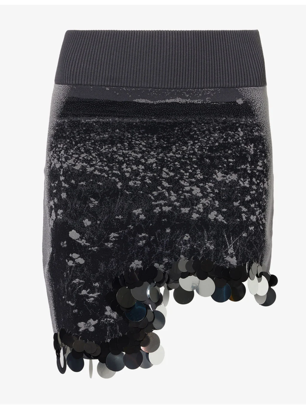 Casey Sequin Stretch-Knit Mini Skirt - 1