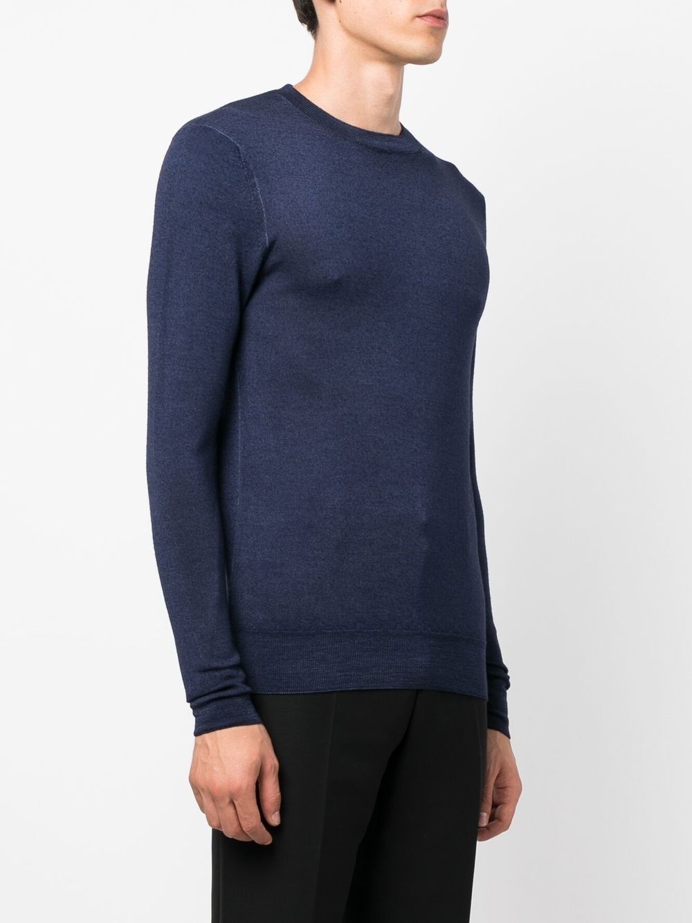 fine-knit slim-cut jumper - 3