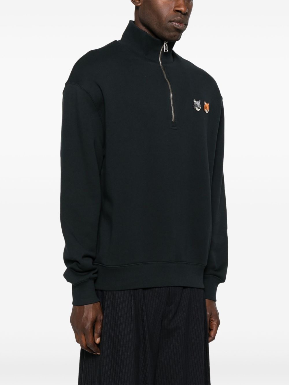 Fox Head half-zip sweatshirt - 3