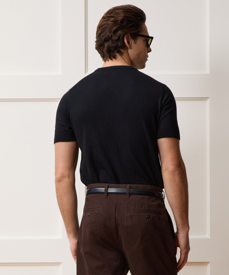 Cotton-Cashmere Sweater Tee 6