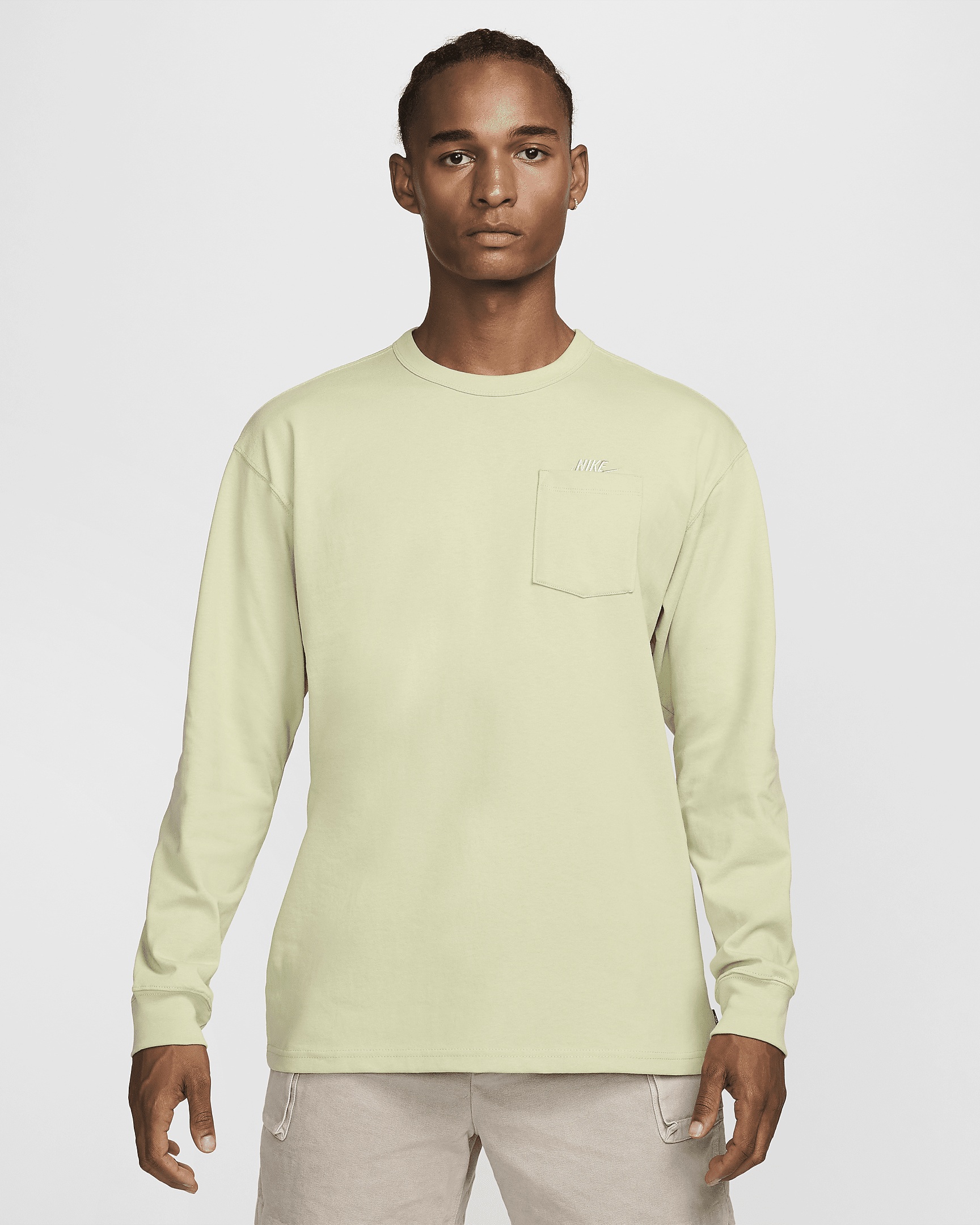 Nike Sportswear Premium Essentials Men's Long-Sleeve Pocket T-Shirt - 1