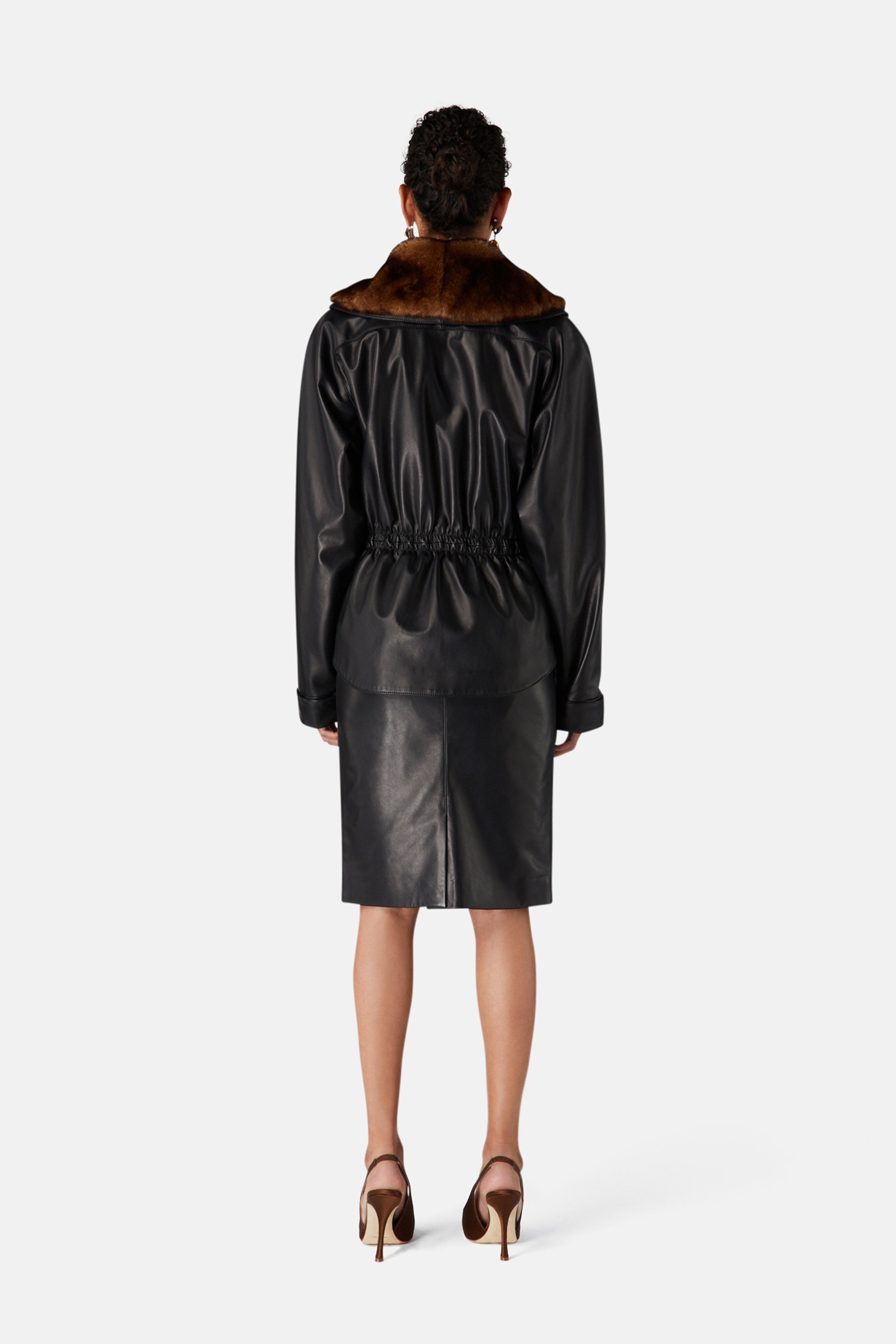 LEATHER SKIRT - 4
