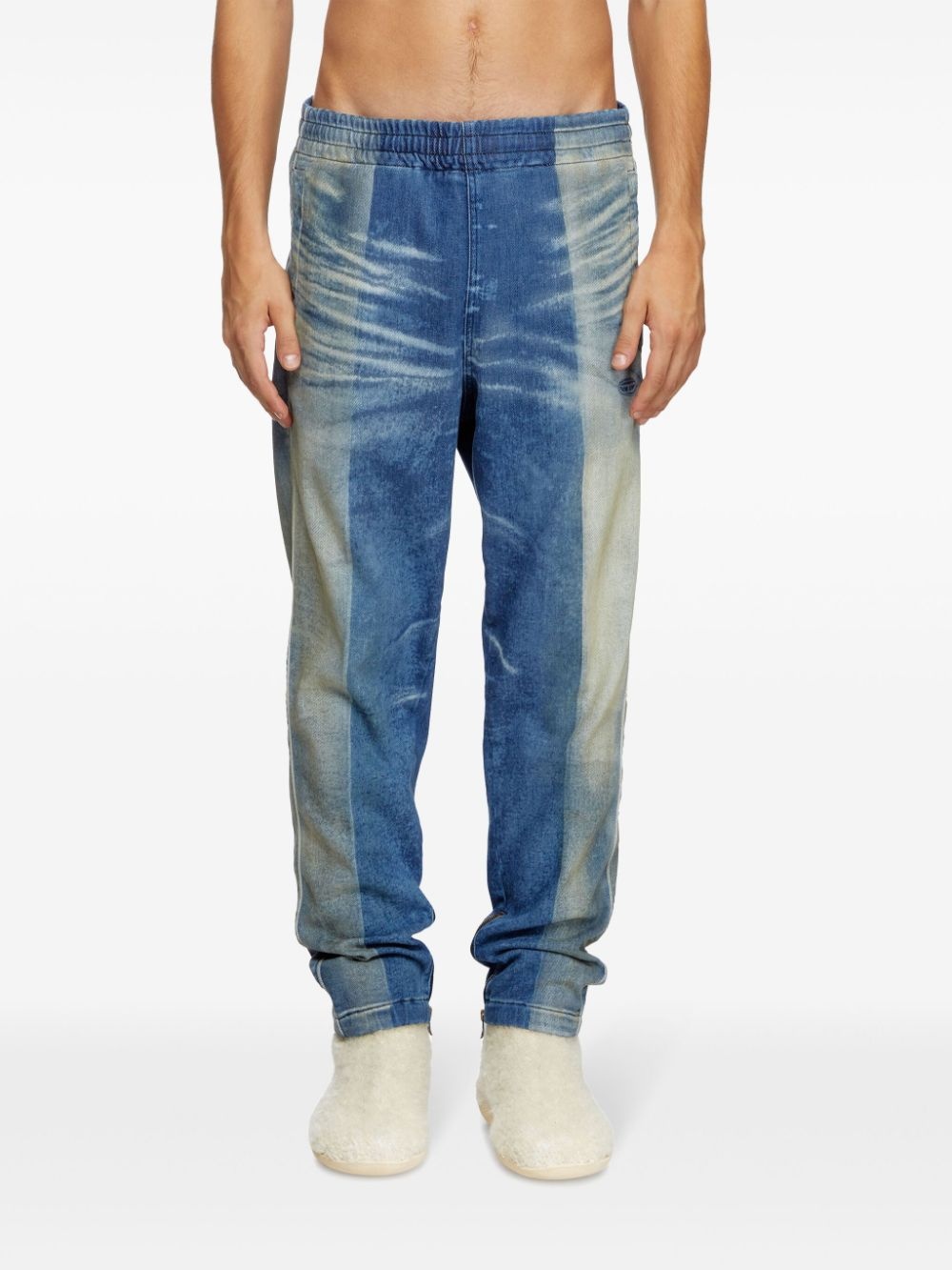 D-Larry 09L05 washed tapered jeans - 2