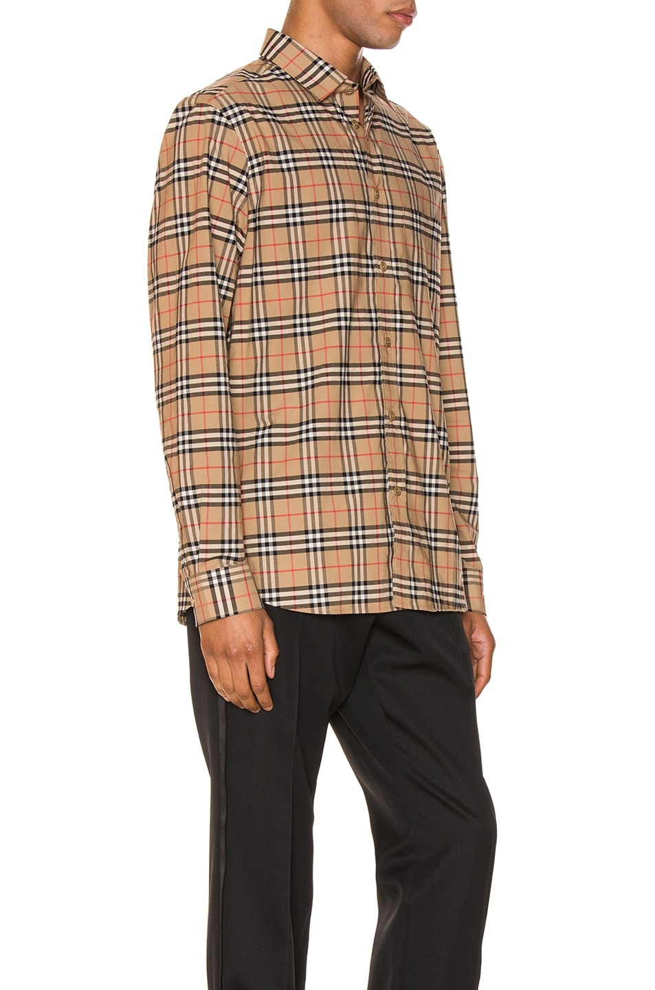 Small Scale Stretch Check Shirt - 2