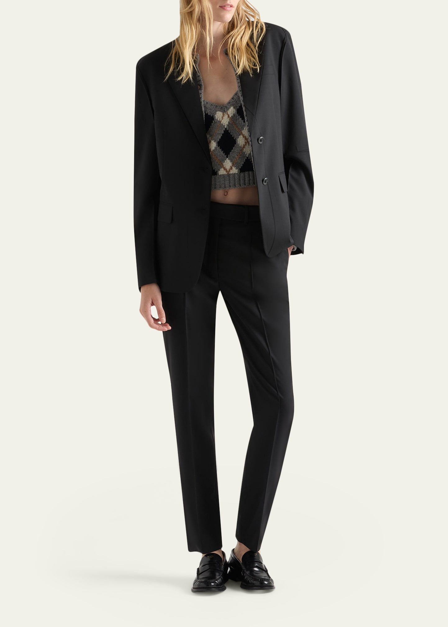 Superfine Wool Tailored Pants - 2