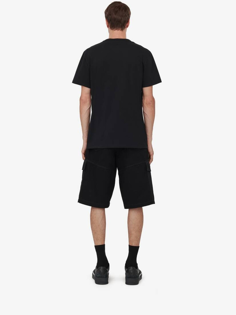 Men's Exploded Charm T-shirt in Black/white 4