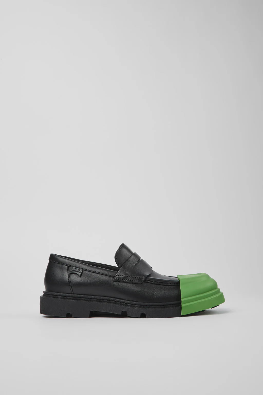 Junction Black Leather Loafer for Women - 1