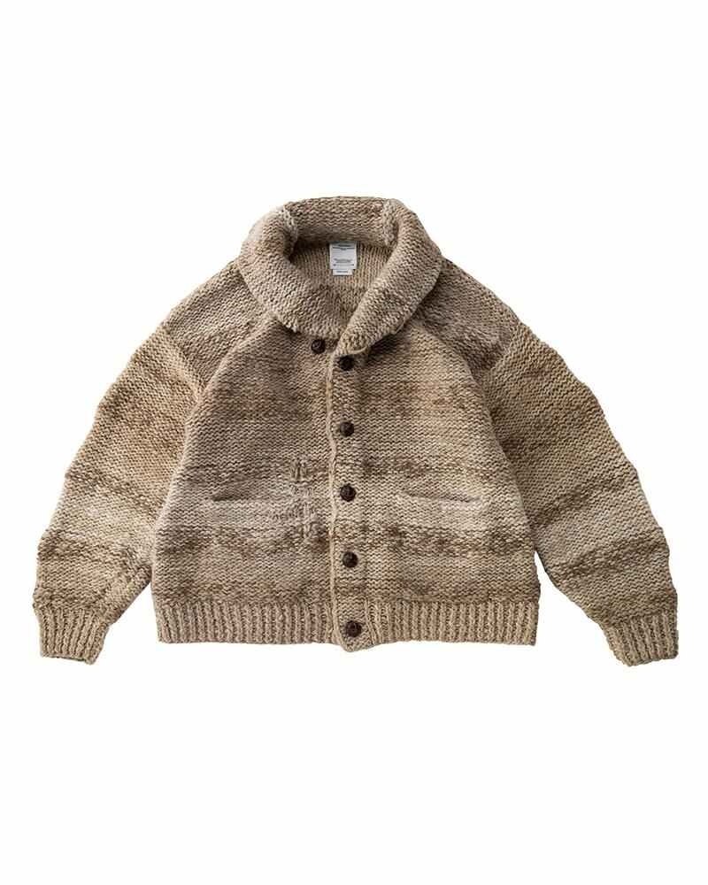 COWICHAN GRADIENT HAND-KNIT (N.D.) BEIGE - 1