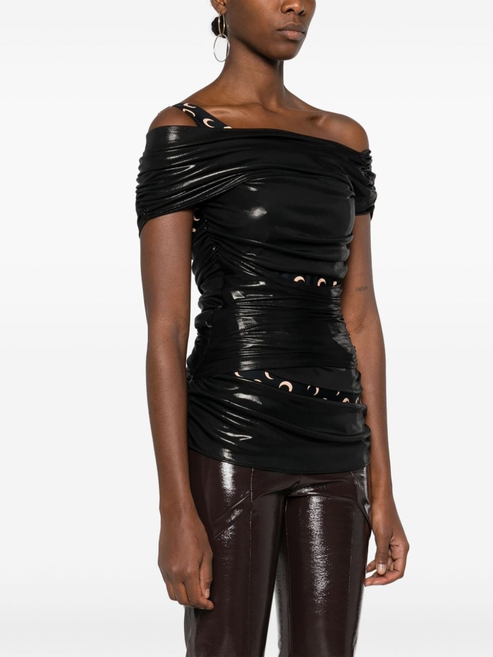 Moonogram-pattern top - 3
