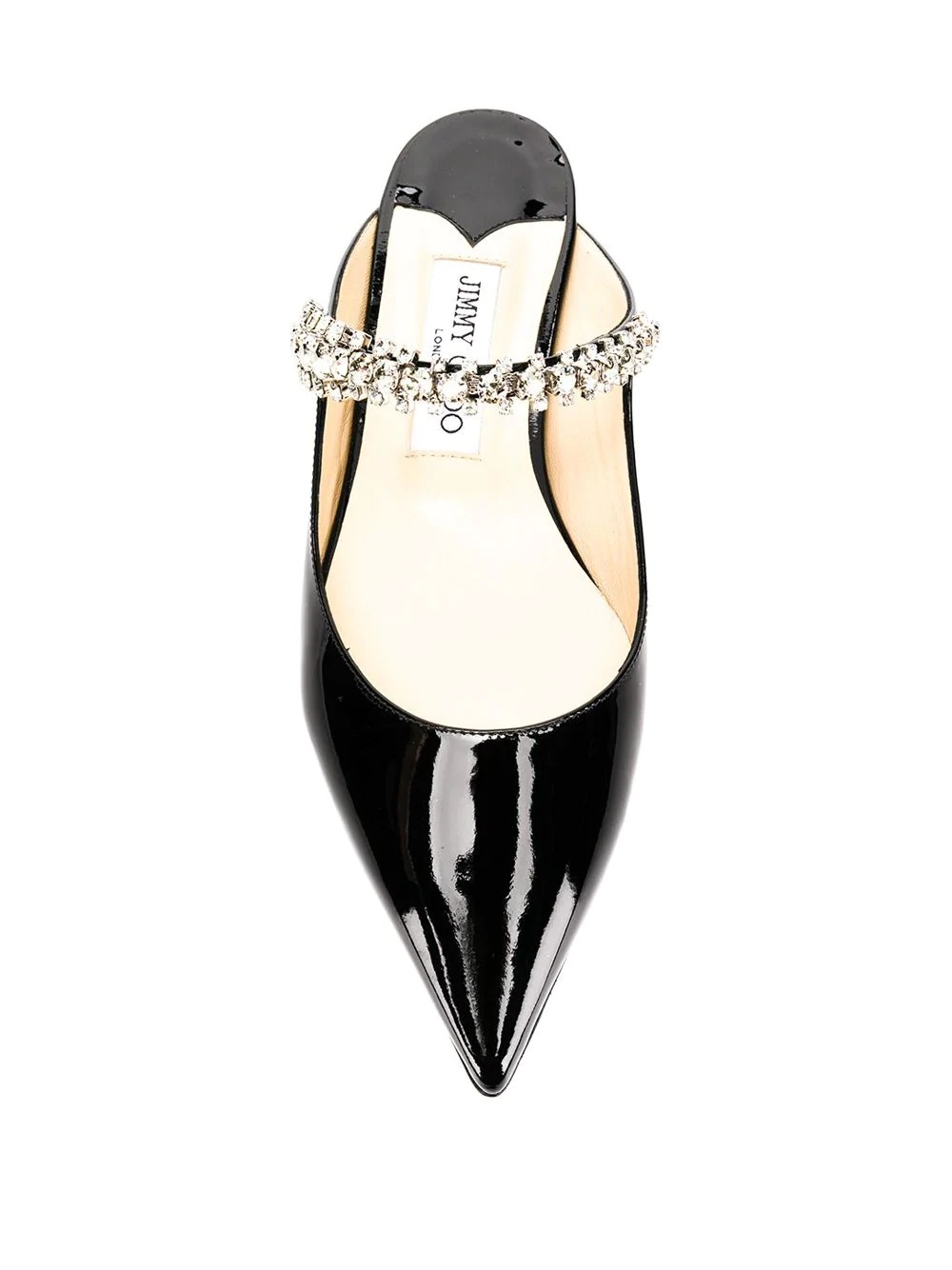 Bing crystal-embellished pointed flats - 4