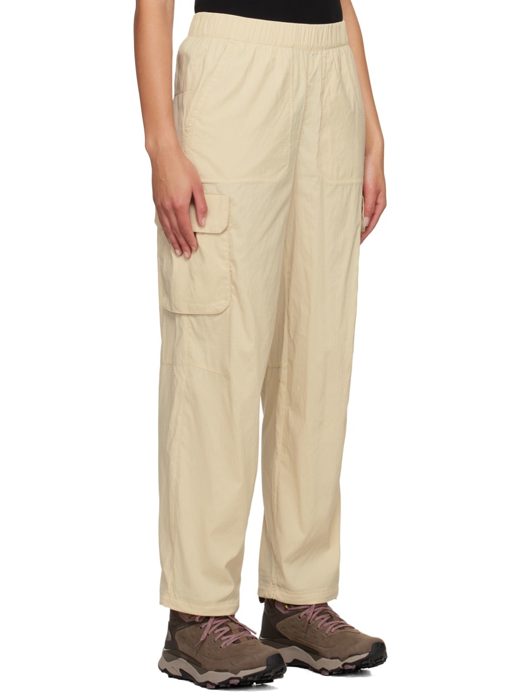 Beige Spring Peak Cargo Pants - 2