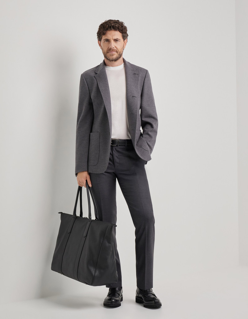 Canali GREY PANTS IN PURE WOOL outlook