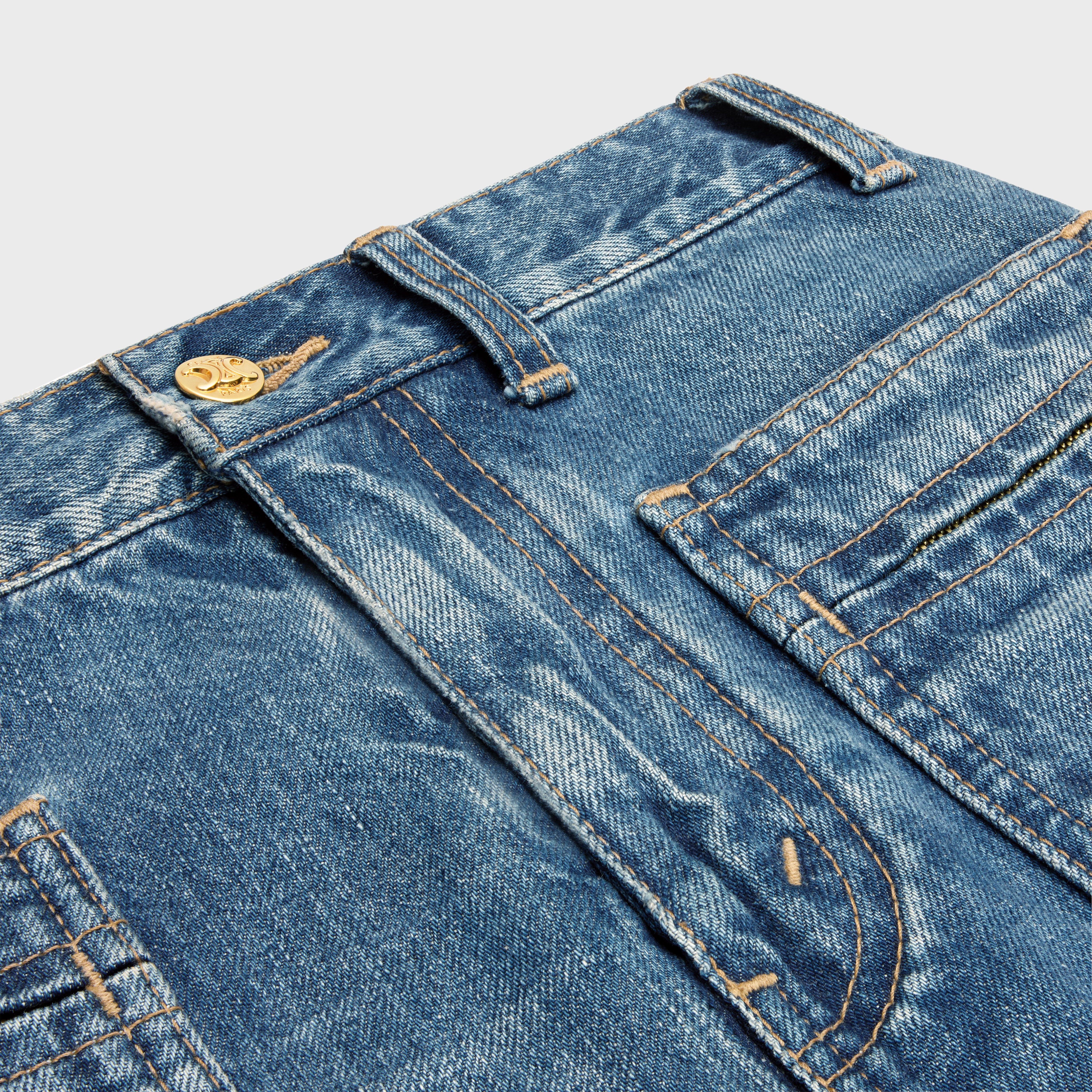 【CELINE】ジェーン ジーンズ エレクトリック スカイ ウォッシュ CELINE jane jeans in electric sky wash denim | REVERSIBLE