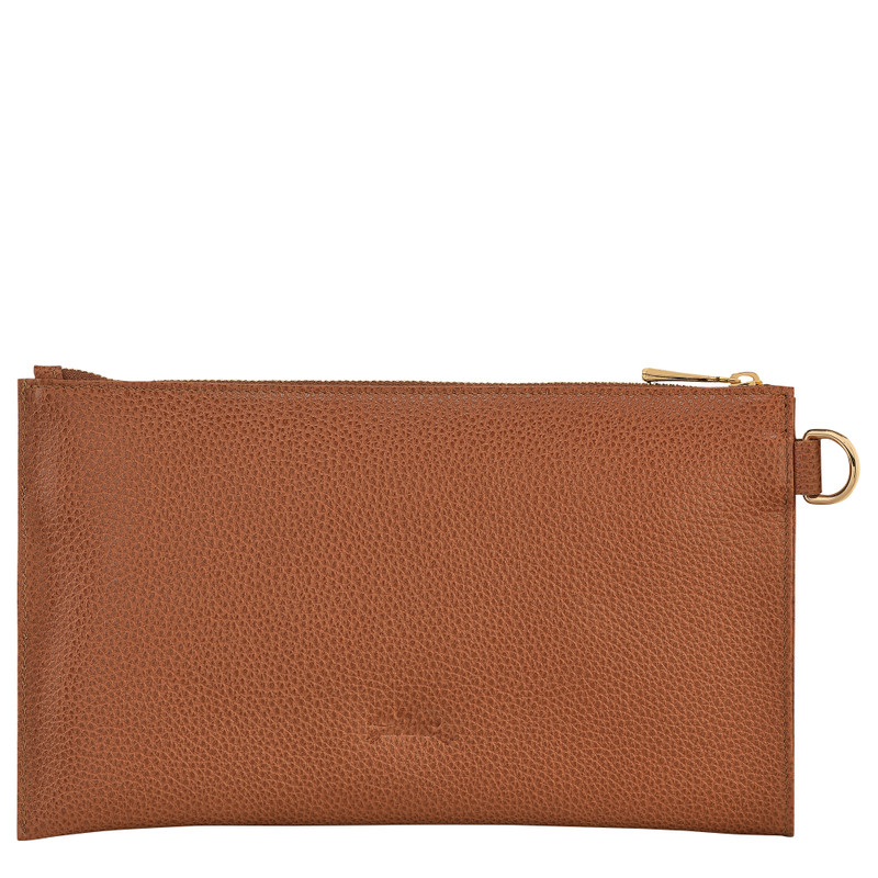 Le Foulonné Pouch Caramel - Leather 1
