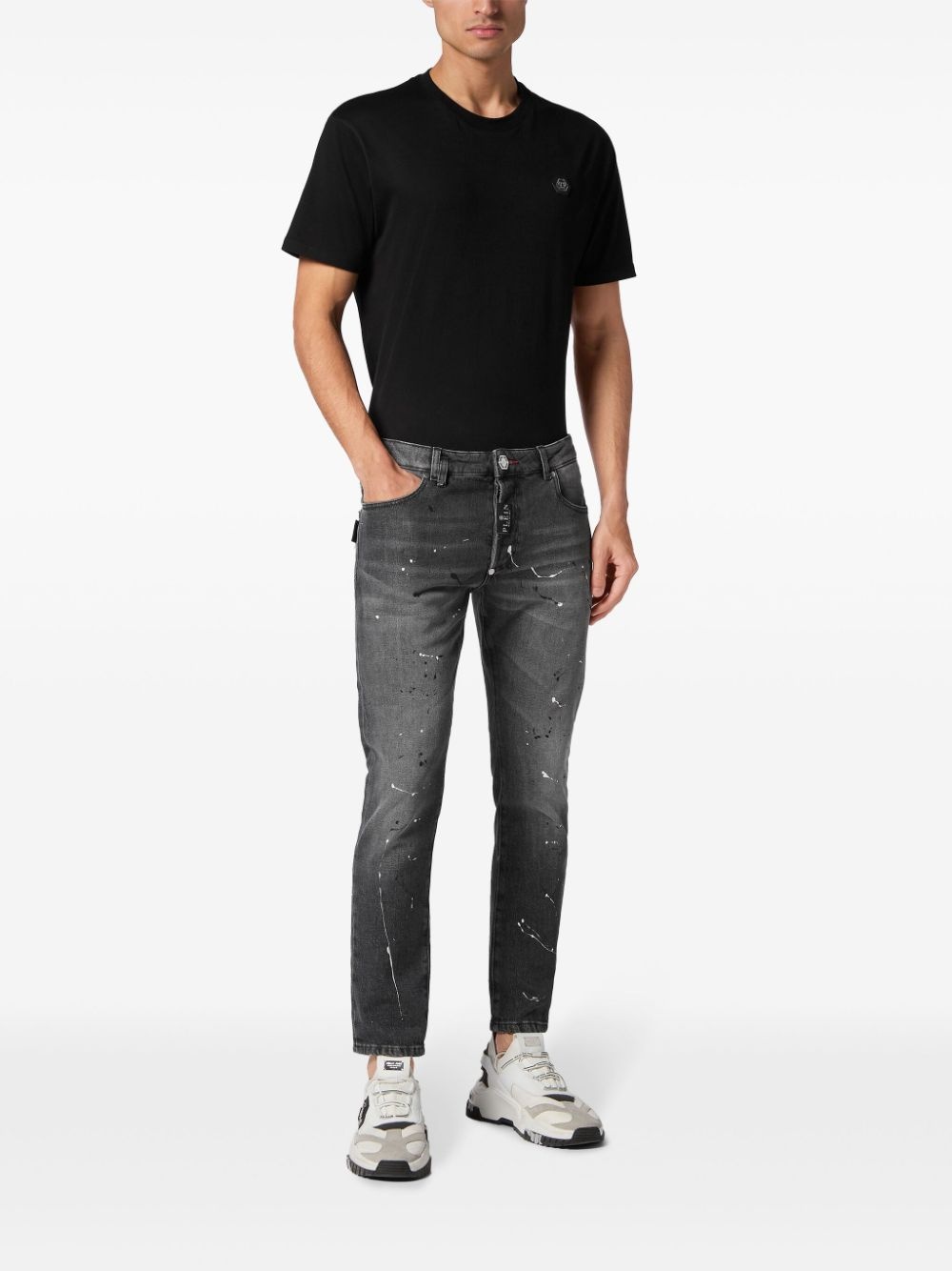 mid-rise skinny jeans - 2