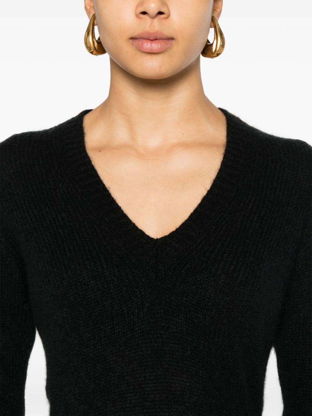 V-neck long-sleeve jumper - 5