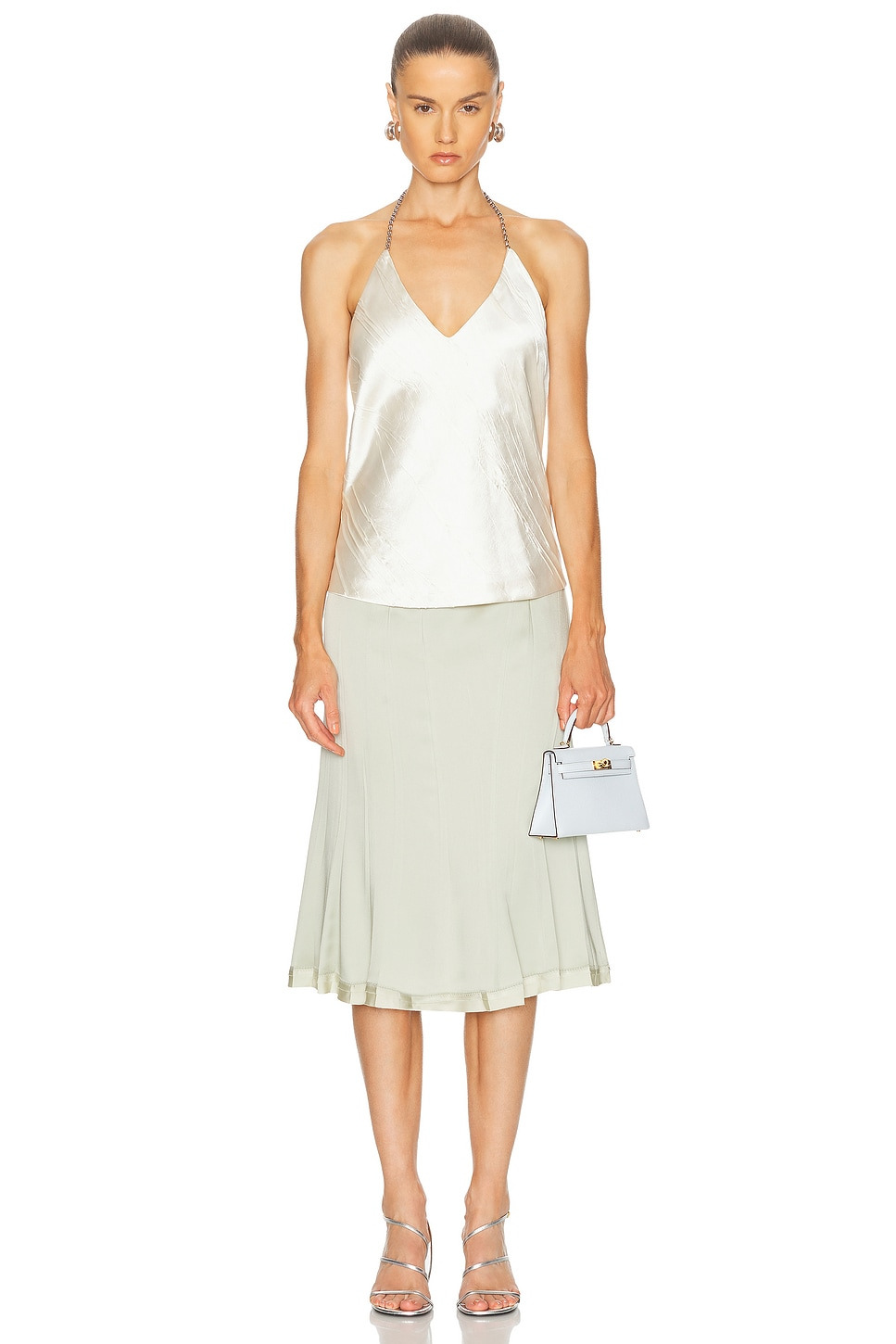 Satin Skirt - 5