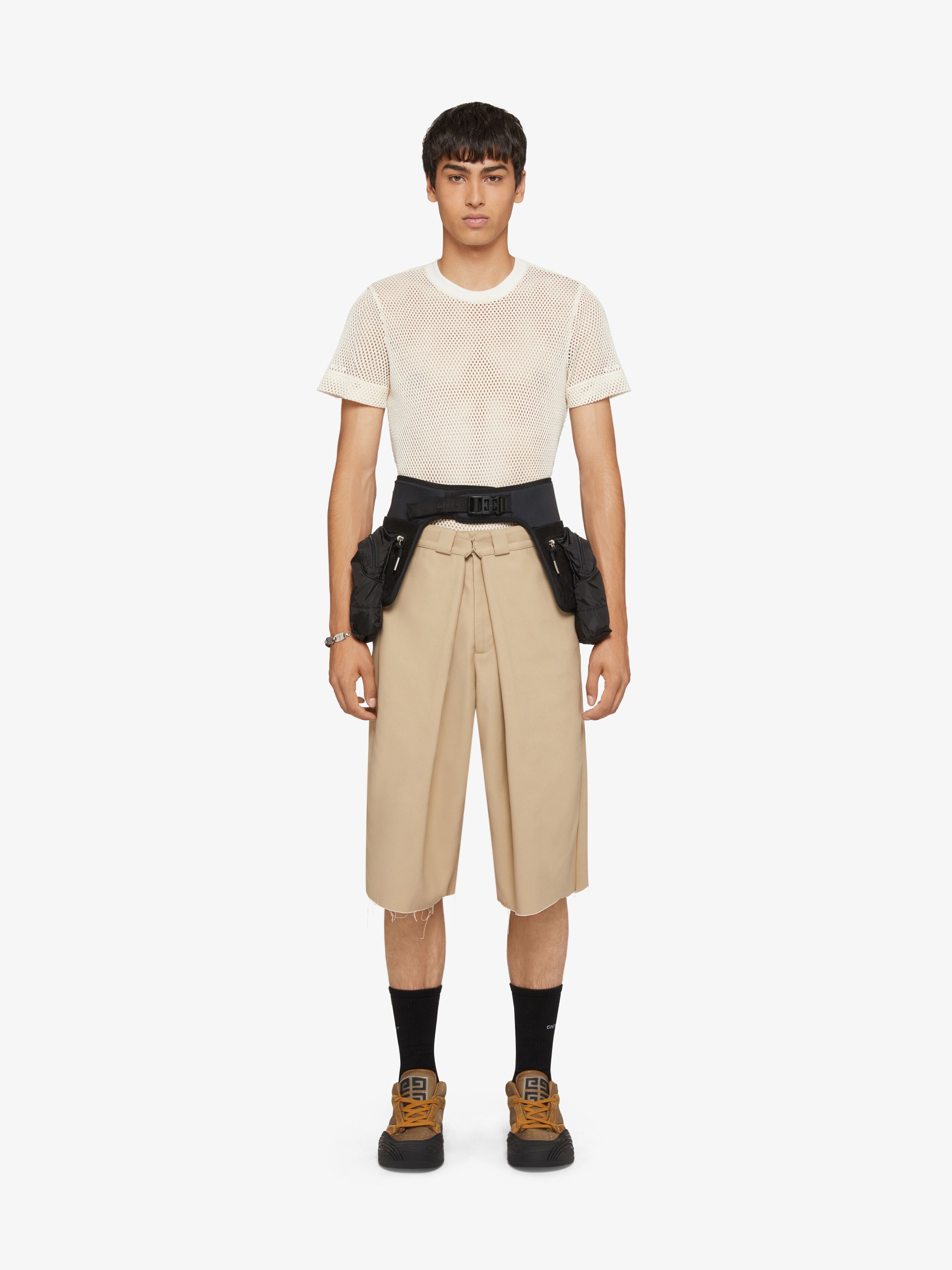 EXTRA SLIM FIT T-SHIRT IN MESH - 2