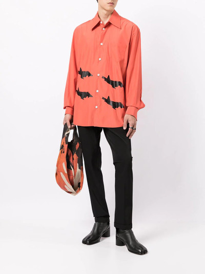 NAMACHEKO graphic print shirt outlook