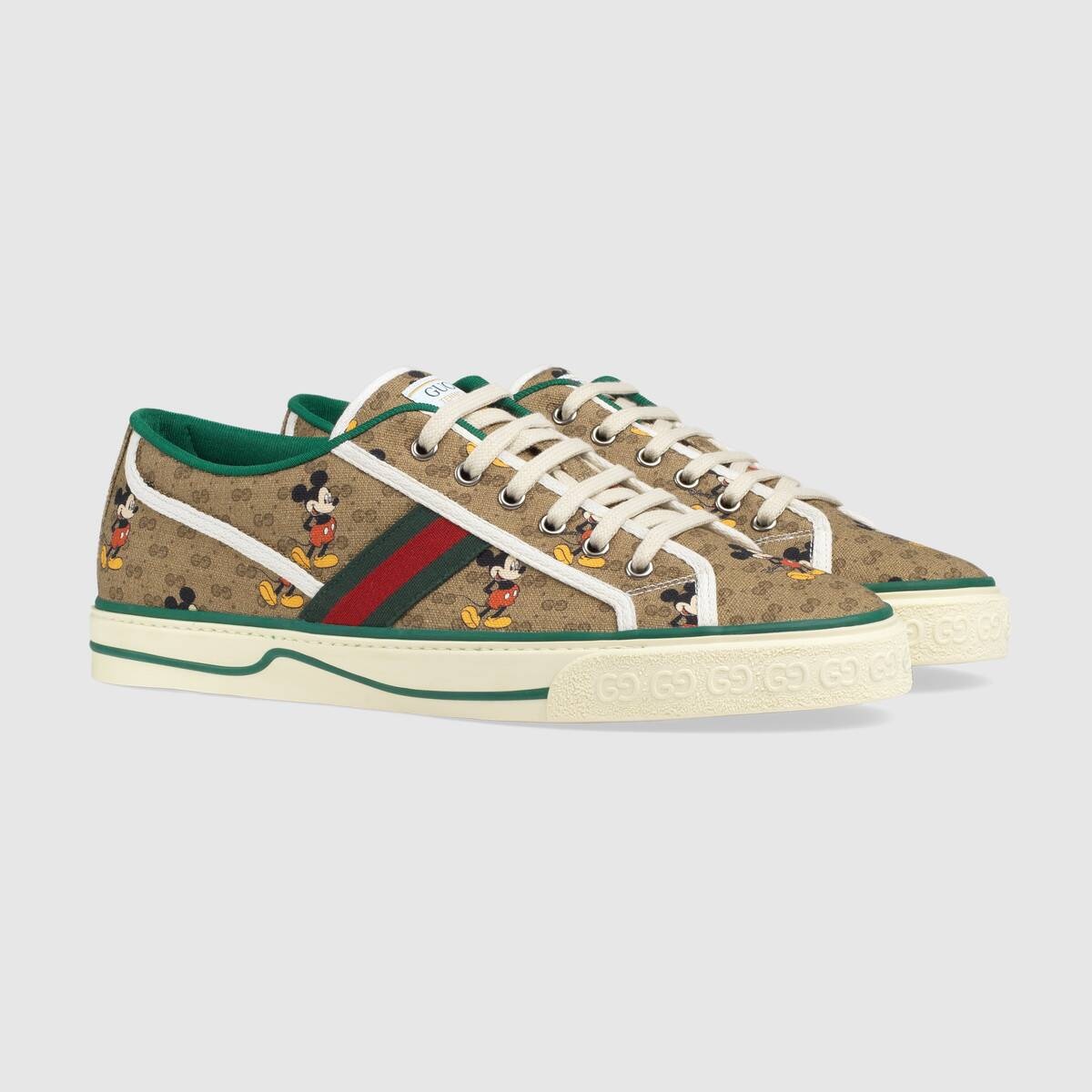 Men's Disney x Gucci Tennis 1977 sneaker with Web - 2