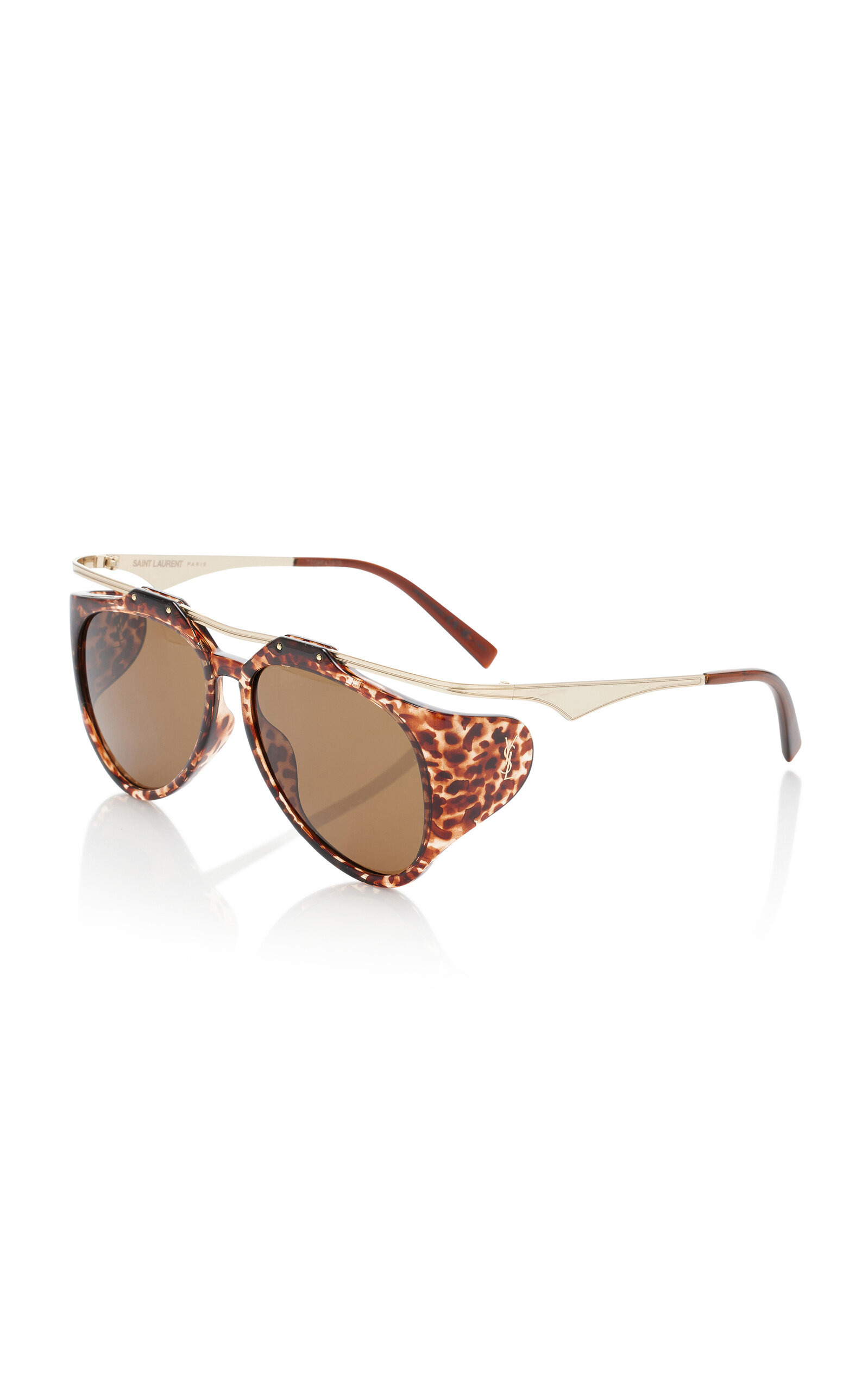 Amelia Aviator Metal Sunglasses brown - 3