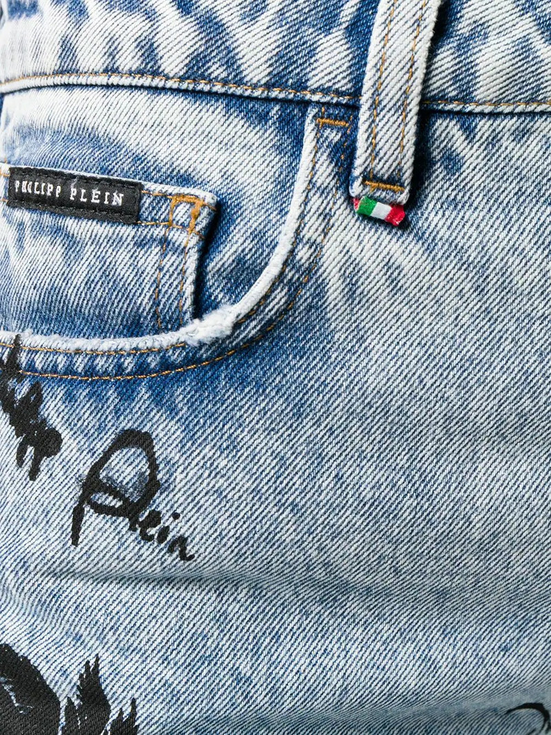 printed boyfriend jeans 5