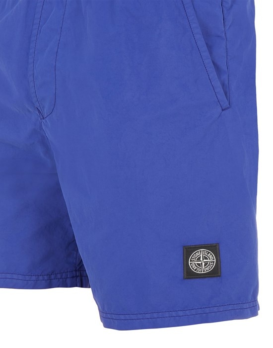 B0946 BRUSHED NYLON_GARMENT DYED ULTRAMARINE BLUE - 3